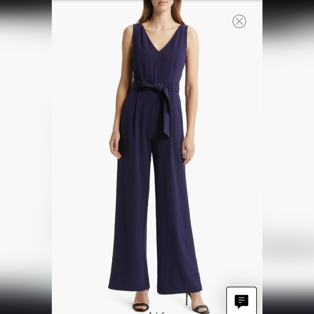 Tahari ASL Navy Blue Pants Suit Size 16